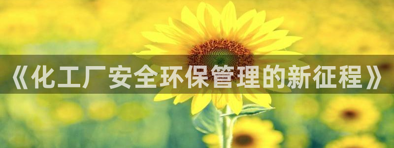 亿万先生合并网址在哪：《化工厂安全环保管理的新征程》
