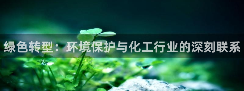 亿万同人字幕组的个人主页：绿色转型：环境保护与化工行业的深刻联系