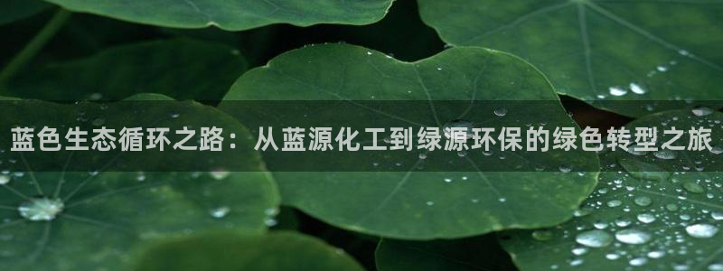 亿万同人字幕组微博的微博：蓝色生态循环之路：从蓝源化工到绿源环保的绿色转型之旅