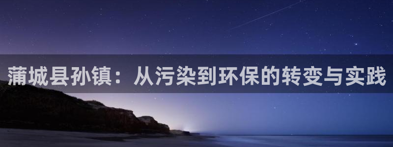 亿万首富手游兑换码：蒲城县孙镇：从污染到环保的转变与实践