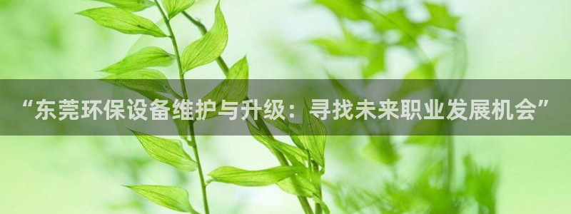 亿万同人字幕组的个人主页：“东莞环保设备维护与升级：寻找未来职业发展机会”