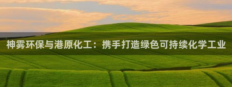 亿万先生手机版客户端下载安装：神雾环保与港原化工：携手打造绿色可持续化学工业